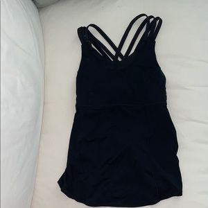 Lulu Lemon black tank top